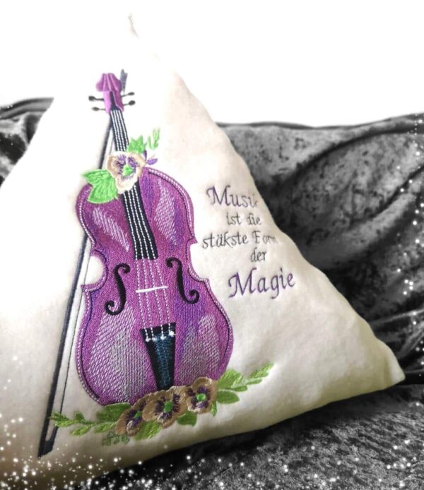 Geige Stickdatei - StickZebra