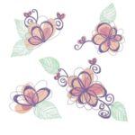 Blumen Set - StickZebra