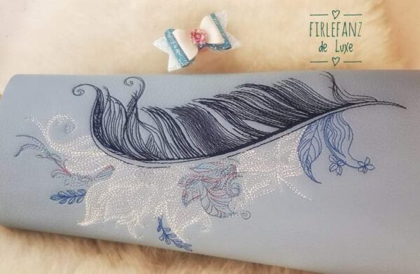 Hauchzarte Feder Stickdatei - StickZebra