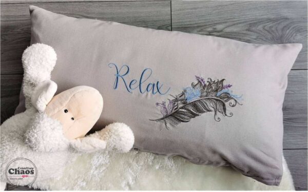 Hauchzarte Feder Stickdatei - StickZebra