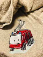 Adventskalender Tag 5 -FEUERWEHRAUTO- - StickZebra