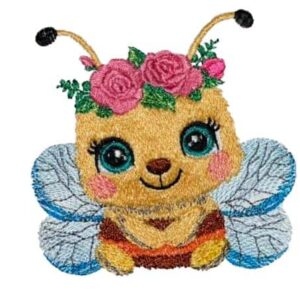 Honigbiene Stickdatei - StickZebra