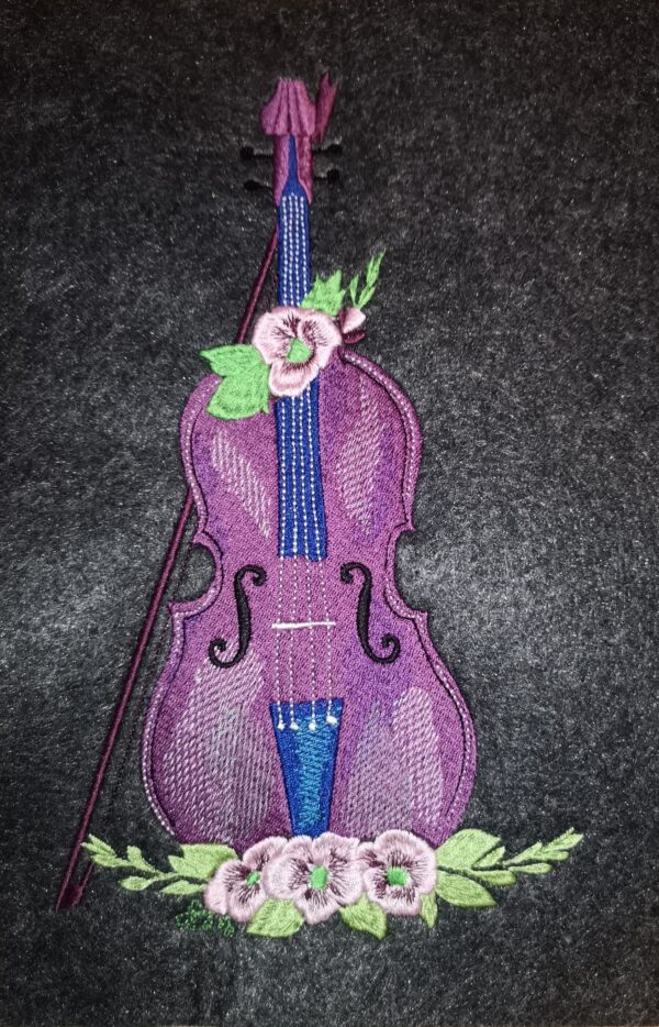 Geige Stickdatei - StickZebra