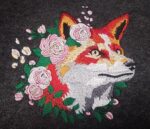 Fuchs mit Blumenkranz Stickdatei [Digital] – Bild 5