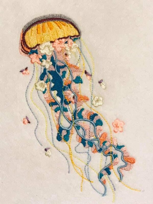 Qualle Stickdatei [Digital] – Bild 6