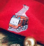 Adventskalender Tag 5 -FEUERWEHRAUTO- - StickZebra