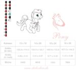 Pony mit Schleife Applikation [Digital] – Bild 5