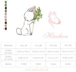 Hase Applikation Stickdatei [Digital] – Bild 5