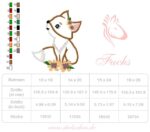 Fuchs Appliaktion Stickdatei [Digital] – Bild 5
