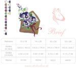 Brief mit Blumen Stickdatei [Digital] – Bild 5