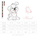 Hund mit Halstuch Applikation Stickdatei [Digital] – Bild 4