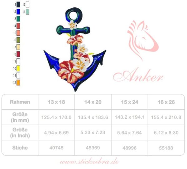 Anker Stickdatei [Digital] – Bild 3
