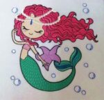 Meerjungfrau Stickdatei - StickZebra