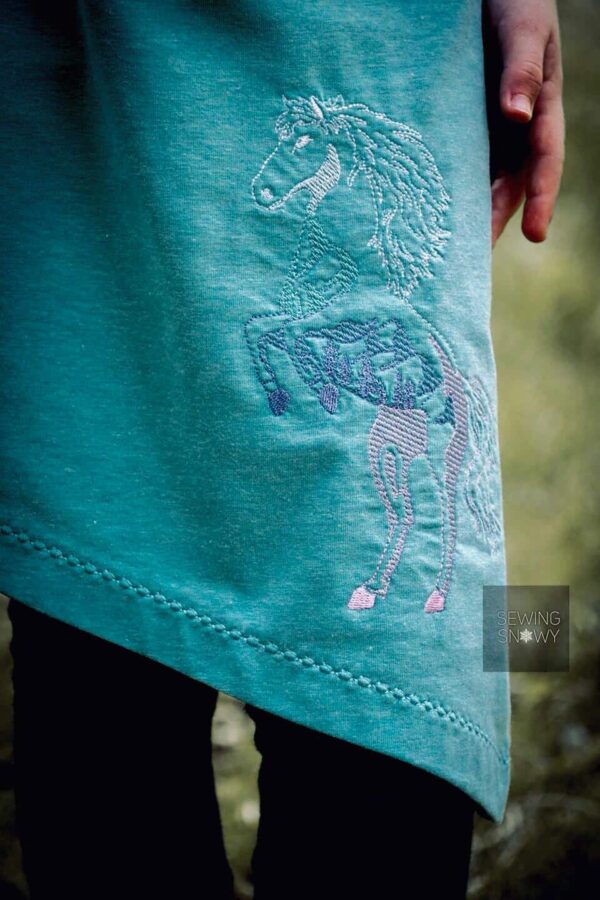 Pferd Waldtier Stickdatei [Digital] – Bild 2