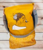 Doodle Frau "Isabella" Stickdatei - StickZebra