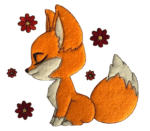 Fuchs "Marla" Applikation - StickZebra