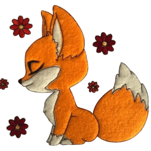 Fuchs "Marla" Applikation - StickZebra