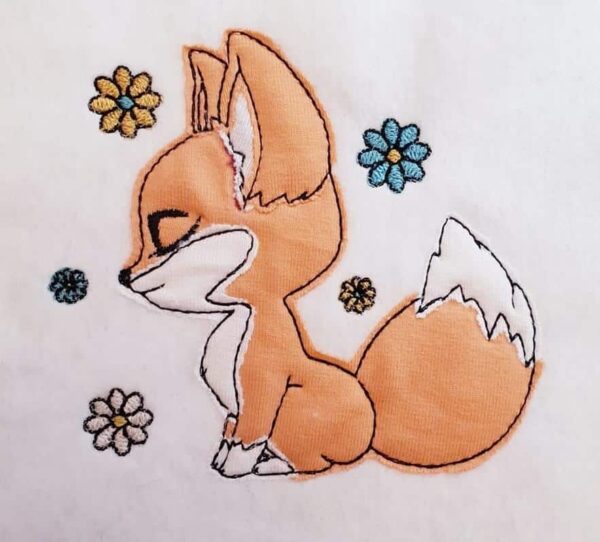 Fuchs "Marla" Applikation - StickZebra