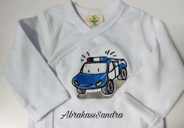 Polizeiauto Stickdatei - StickZebra