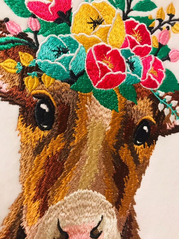 Kuh Stickdatei - StickZebra