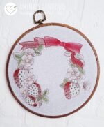 Rahmen "Erdbeeren" - StickZebra