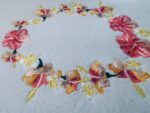 Blumenrahmen Hibiskus Stickdatei - StickZebra