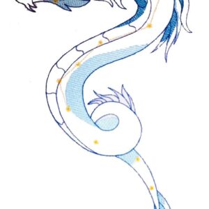 Sternbild Drache Stickdatei - StickZebra