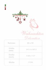 Weihnachtsdekoration - StickZebra