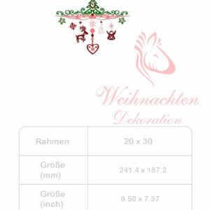 Weihnachtsdekoration - StickZebra