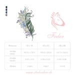 Hauchzarte Feder Stickdatei - StickZebra