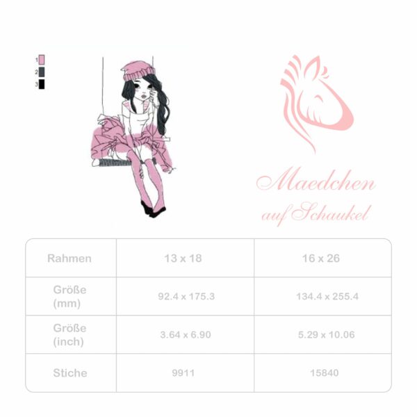 Süßes Mädchen auf Schaukel [Digital] – Bild 5