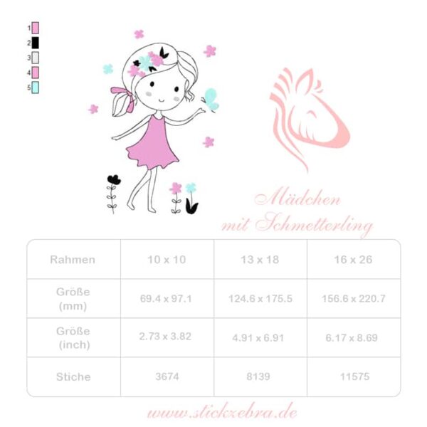 Mädchen mit Schmetterling [Digital] – Bild 3