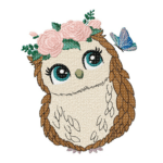 Eule Stickdatei [Digital]