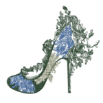 High Heel Stickdatei [Digital]
