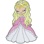 Prinzessin Stickdatei [Digital]