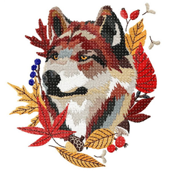 Herbstlicher Wolf [Digital] – Bild 1