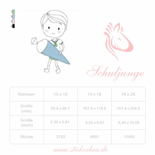 Kleiner Junge mit Schultüte [Digital] – Bild 3