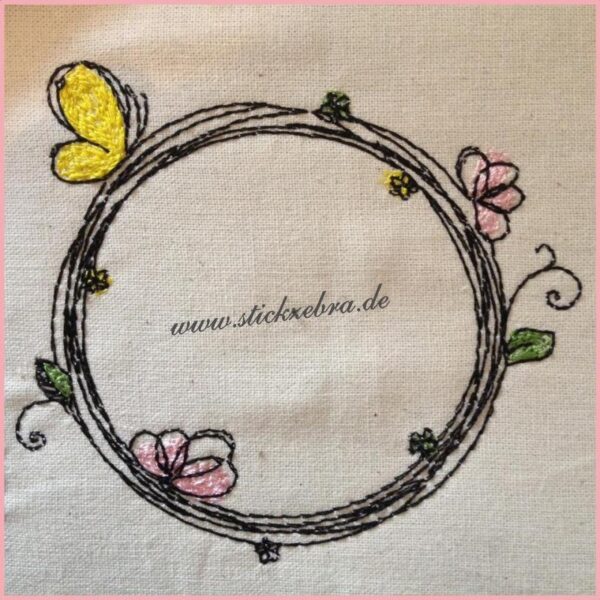 Rahmen "Frühlingszauber" - StickZebra