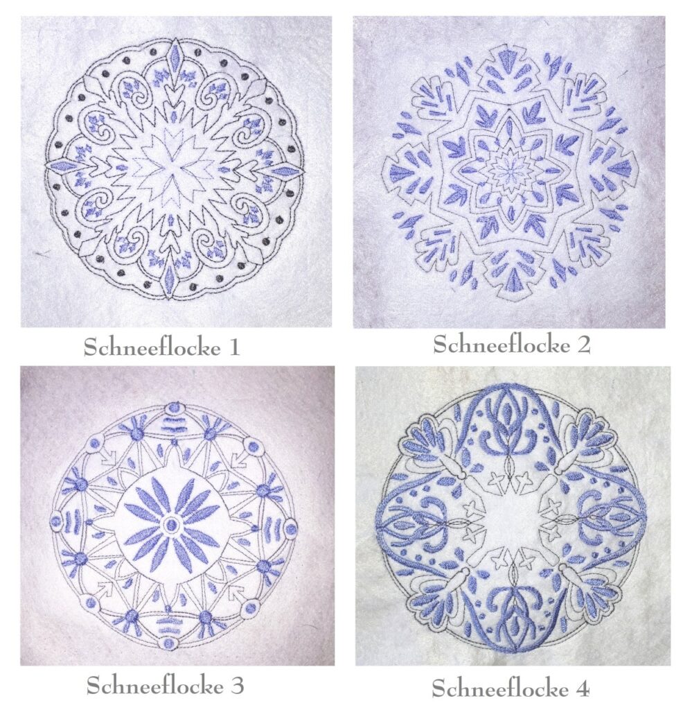 Schneeflocken Set - StickZebra