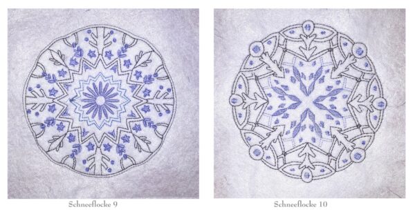 Schneeflocken Set - StickZebra