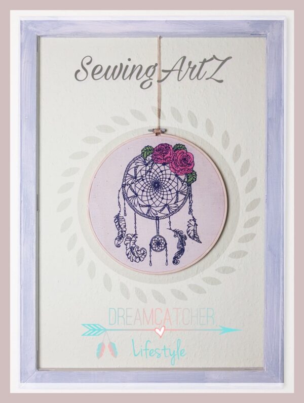 Traumfänger "Rosennacht" - StickZebra