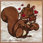 Eichhörnchen Paula & Anton - StickZebra