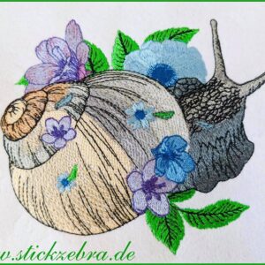 Schnecke - StickZebra