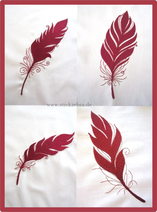 Feder Set " Himmlisches Quartett" - StickZebra