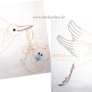 Storch Set Mädchen/Junge - StickZebra