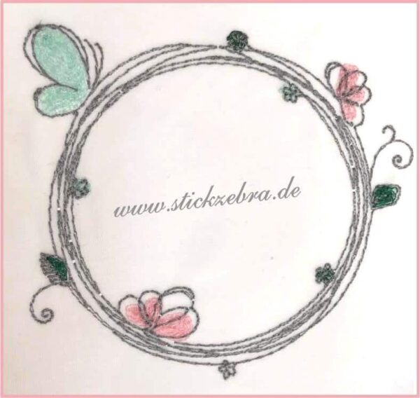 Rahmen "Frühlingszauber" - StickZebra