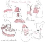 Doodle Winter Set - StickZebra