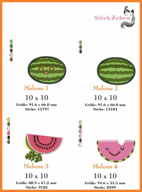Uebersichtsbild3_897c3b71-25cc-485d-b866-818df1848aa1 Früchte Set " Obstsalat" - StickZebra