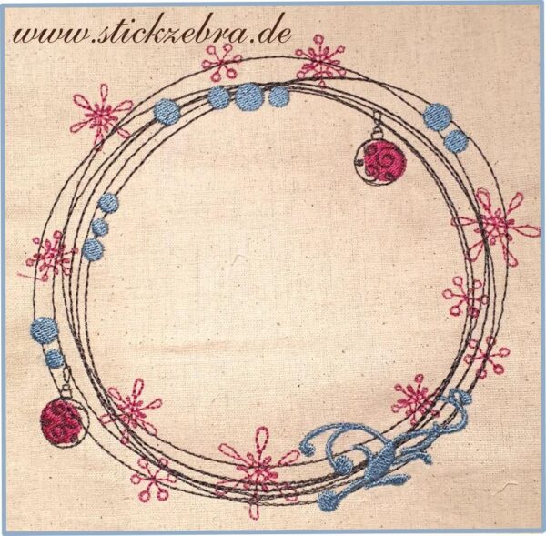 Rahmen Winterzauber - StickZebra