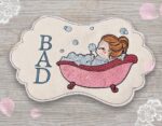 Mädchen in Badewanne Stickdatei [Digital] – Bild 2